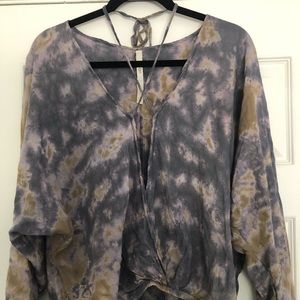 Tie die blouse